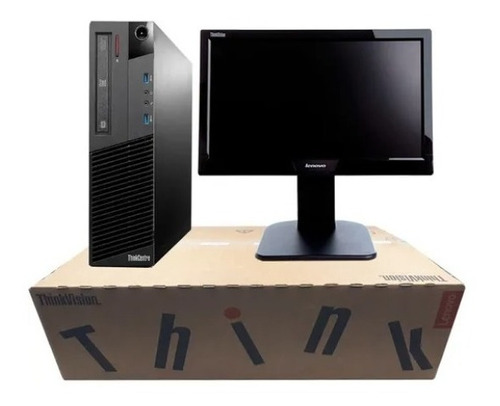 Imagem 1 de 8 de Kit Dekstop Lenovo M83 I3 4° Geração 4gb 500hd + Monitor 19