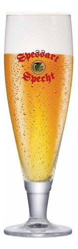 Taça De Cerveja Rótulo Frases Spessart Specht Cristal 530ml Cor Incolor