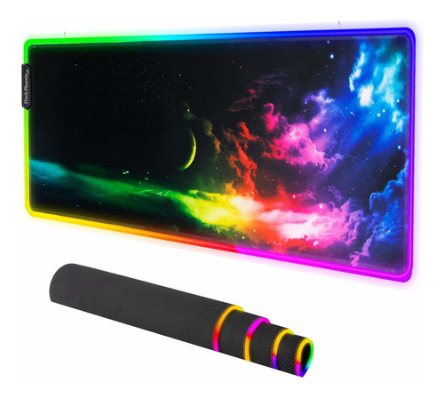 Itech-phoenix Rgb Led Galaxy Space Gaming Mouse Pad Raton 10