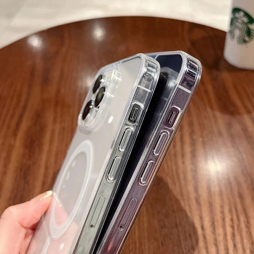 Capa Magsafe Transparente Premium Para iPhone