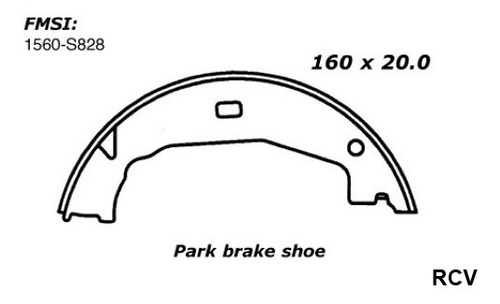 Balata Freno Mano Trasera Para Bmw 325ci  2007