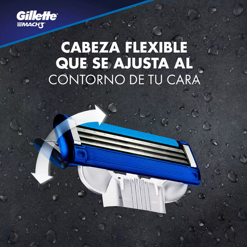 Gillette Proglide 1 Maquina De Afeitar + 9 Cartuchos