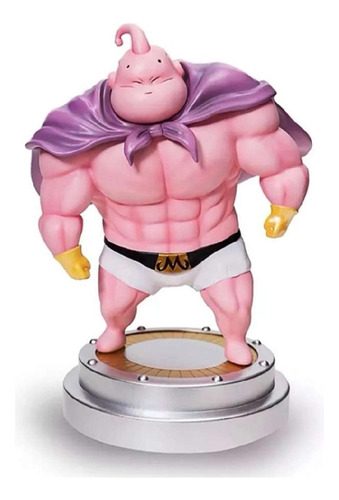 Figura Majin Boo Gordo Dragon Ball Musculoso 14 Cm 