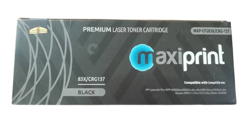 Toner Maxiprint Hp 83x Crg137 Cf283x M125 M127fn M201 M225