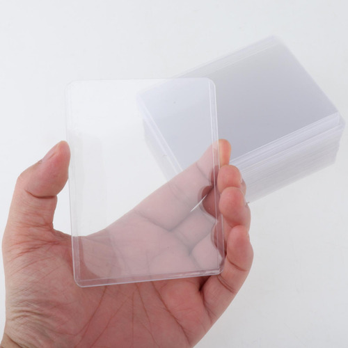 5 X 25 Piezas Fundas Para Tarjetas Tarjetero Protectores