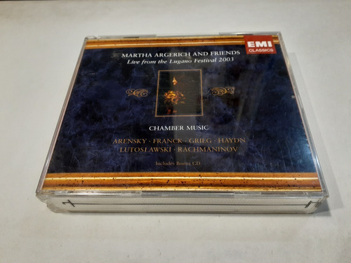 Live From The Lugano Festival 2003, Martha Argerich 3 Cd E 