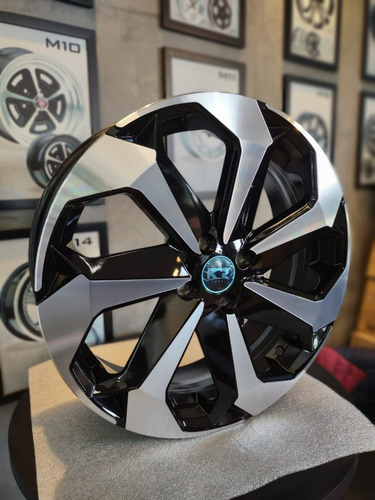 2 Rodas Aro 17 Tarantula 4x100 Kr Preta Diamante ( Par )