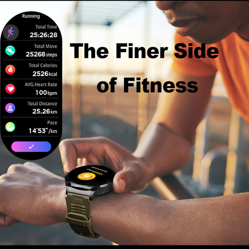 Relógio Inteligente Smart Ip68 Time Screen High Clear