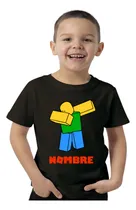 Comprar Remera Algodon Niño Roblox Muñeco Baile Con Nombre