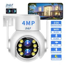 Comprar 2nlf® Zoom Óptico 15x Cámara De Seguridad Wifi Dual Lente 4mp Cámara Wifi