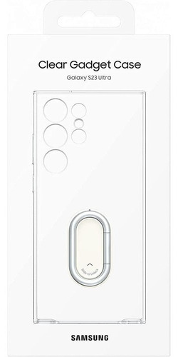 Imagen 10 de 10 de Samsung Clear Gadget Case Para Galaxy S23 Ultra