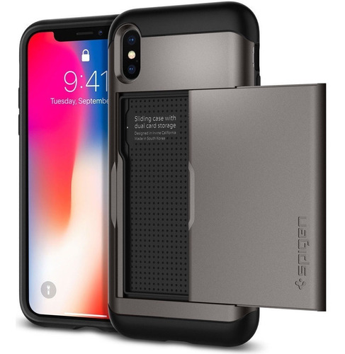 Apple iPhone X Spigen Slim Armor Cs Carcasa Funda