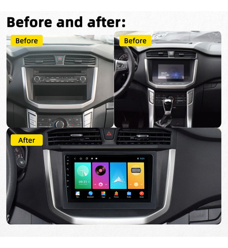 Radio Maxus T60, Carplay, Android Auto,4gb,cámara, Adaptador
