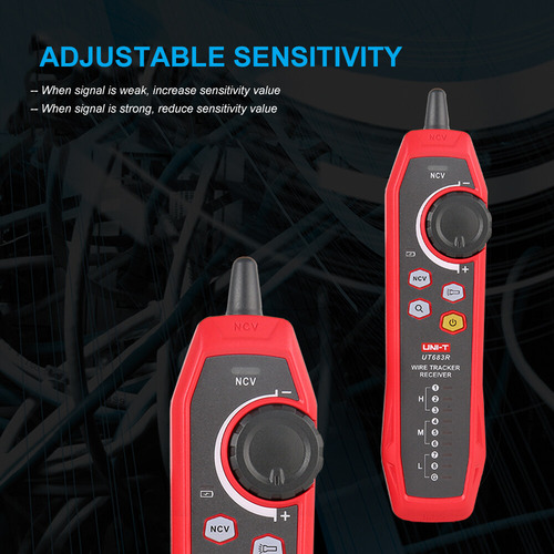 Localizador De Linha De Rede Uni-t Ut683kit Wire Tracer Sign