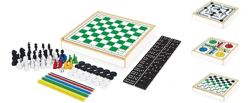 Comprar Jogo Xadrez/ludo/dama/trilha Junges Ref-718