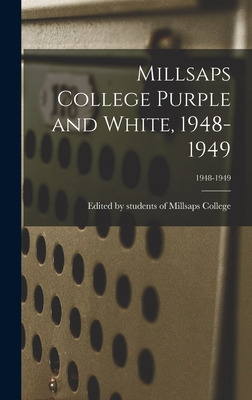 Libro Millsaps College Purple And White, 1948-1949; 1948-...