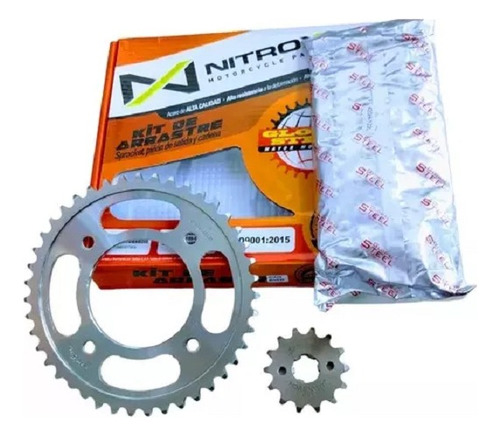 Kit Arrastre  Fz16  Cadena Reforzada Niturx