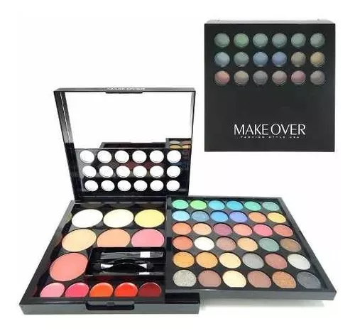 Conjunto Maquillaje, Paleta Sombras Ojos, Brillo Labios, Rubor