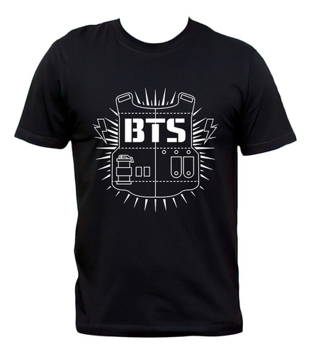 Remera Bts Chaleco K-pop Algodón Premium