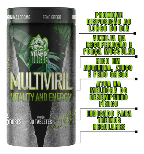 Kit Força E Resistência Com Vasopump + Multiviril