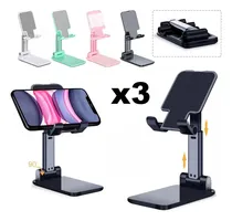 Comprar Base Soporte Porta Teléfono Celular Tablet De Escritorio X3