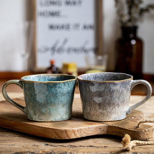 Taza De Café De Cerámica Con Asa, Taza De Café De