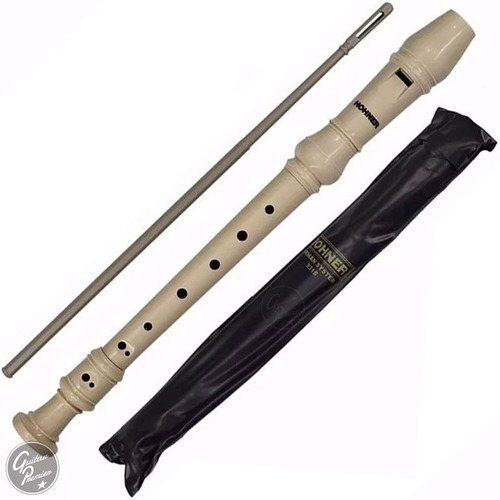 Imagen 5 de 7 de Flauta Dulce Hohner Soprano En Do Aleman Funda Varilla Gtia