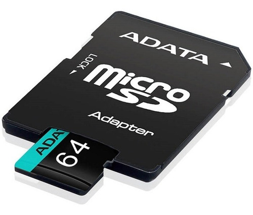Imagen 4 de 4 de Tarjeta De Memoria Adata Ausdx64gui3v30sa2-ra1 Premier Pro Con Adaptador Sd 64gb