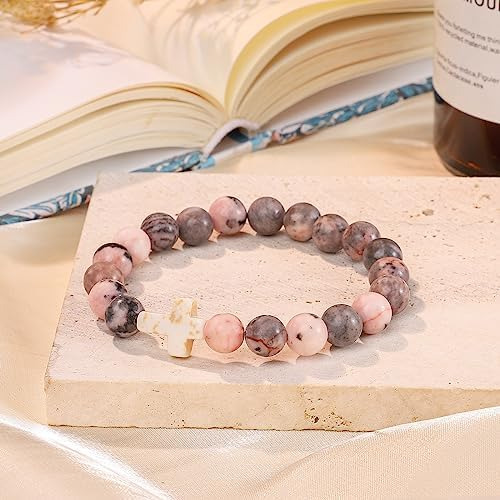 Mftrading Regalos Pulsera Cuentas Pulsera Cruzada Joyería Cr