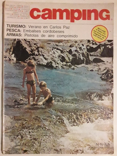 Revista Camping N° 19 Febrero 1971 Caza Pesca Armas Turismo 