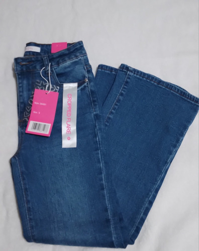 Pantalón Para Dama Jeans Bota Ancha 