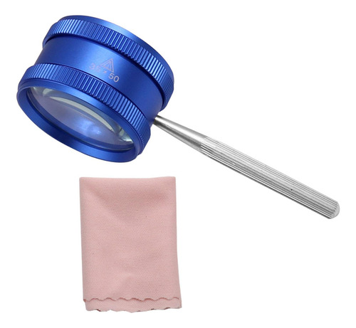 Portátil 35x Lupa De Mano Inastillable 55 Mm Lente De Lupa