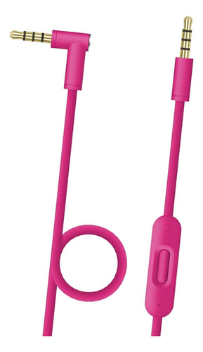 3 Reemplazo De Auriculares Cable Aux Profesional Rosado