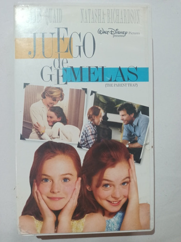 Película Vhs Disney Juego De Gemelas Lindsay Lohan