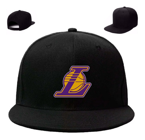 Gorra Plana Los Angeles Lakers Nba Basquetbol Logo Phn