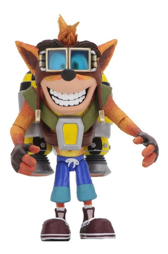 Imagen 3 de 5 de Crash Bandicoot 7 Figures - Deluxe Crash Bandicoot W/jetpak