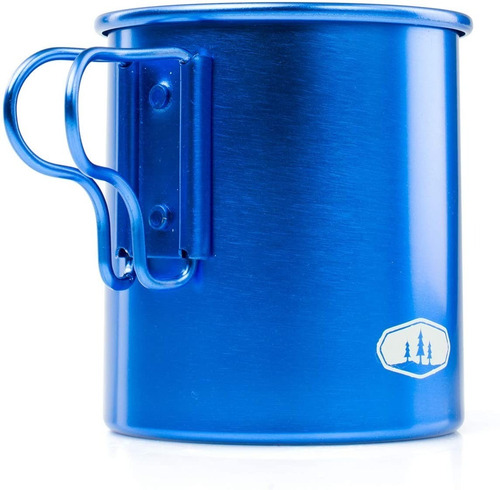 Gsi Bugaboo Taza De Aluminio Azul Ideal Para Acampar
