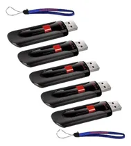 Comprar Unidad Flash Sandisk Cruzer Glide 32 Gb (paquete De 5) Usb 2.0 Jump Drive Pen Drive Sdcz60-032g, Con (2) Cordones Everything But Stromboli (tm)
