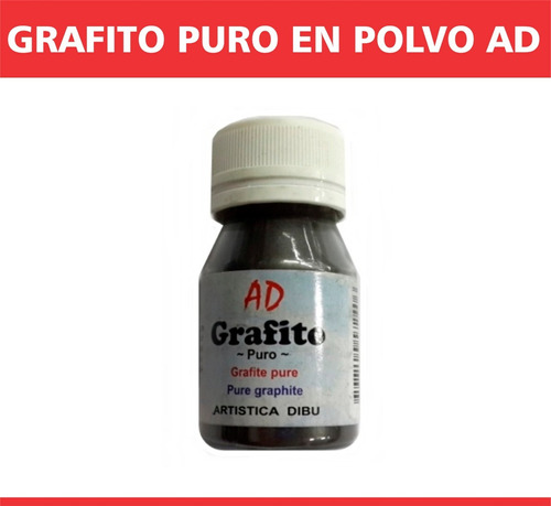 Grafito Puro En Polvo 10 Gramos Ad