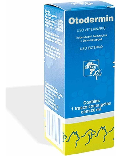 Otodermin 20ml Solucao Otologica