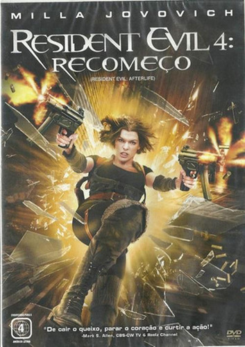 Dvd Resident Evil - Recomeço