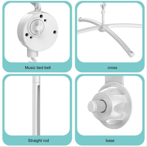 Imagen 7 de 8 de Soporte Para Cama Móvil Para Cuna Para Niños, Soporte Para C