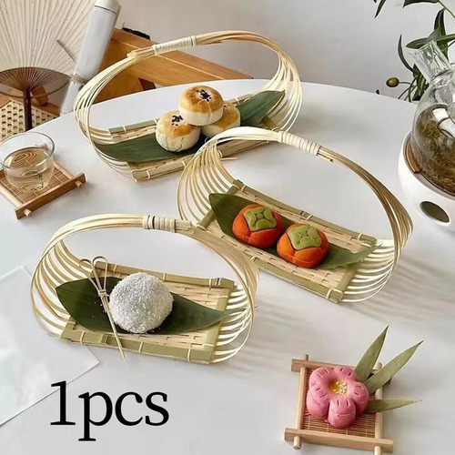Cesta Tejida Compatible Con Galletas Multiusos Chinas,