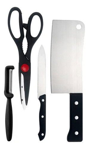 Set De 4 Utensilios Para Cocina Multiuso