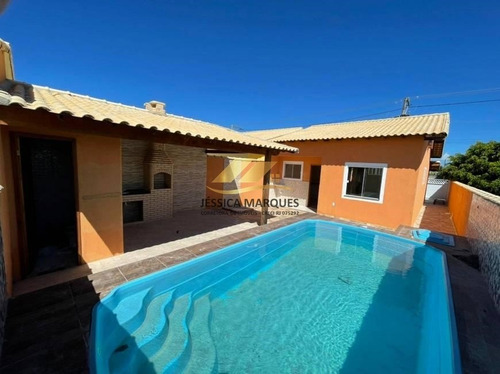 Imagem 12 de 14 de Casa Com 2 Quartos, Piscina Área Gourmet Em Unamar Jmc35.6