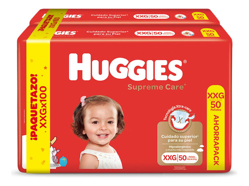 Huggies Supreme Care Xxg X 100