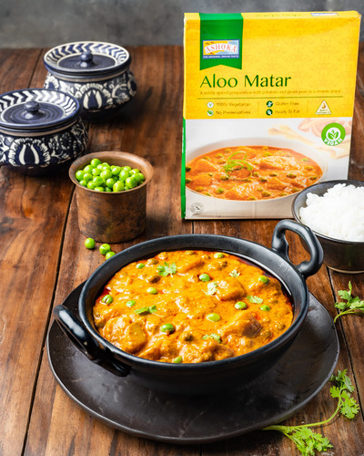 Comidas Veganas Listas Para Microondas Aloo Matar 1932