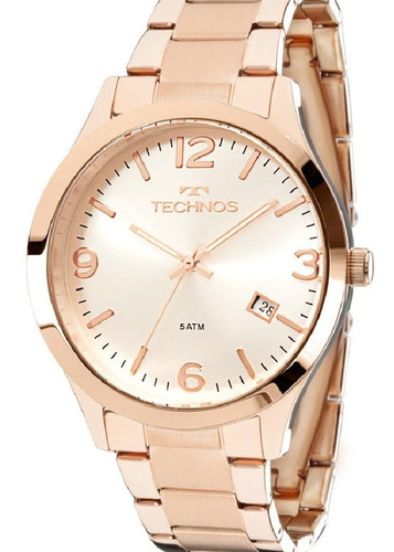 Relógio Technos Feminino Elegance Dress Rose 2315acj/4k