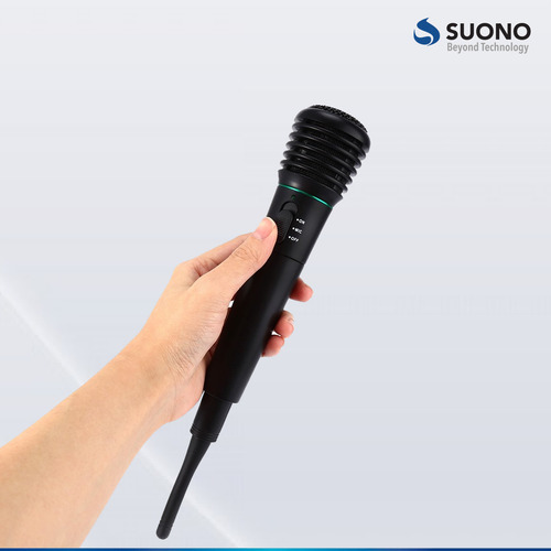 Micrófono Profesional Inalámbrico Karaoke Wg-308e Estuche Color Negro