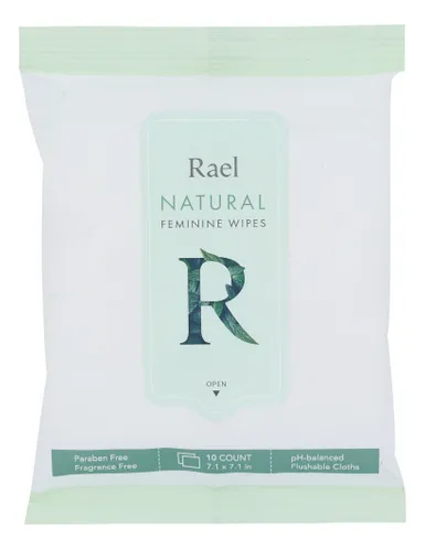 comprar Toallitas Limpiadoras Femeninas Rael Natural, 10 Unidades (p